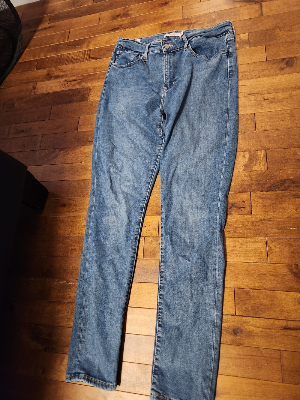 Levi's 721 High Rise Skinny Jeans - Light Blue
